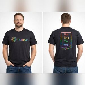 Trulieve Pride T-Shirt – “Be Tru To You” Rainbow Graphic – Size XL
